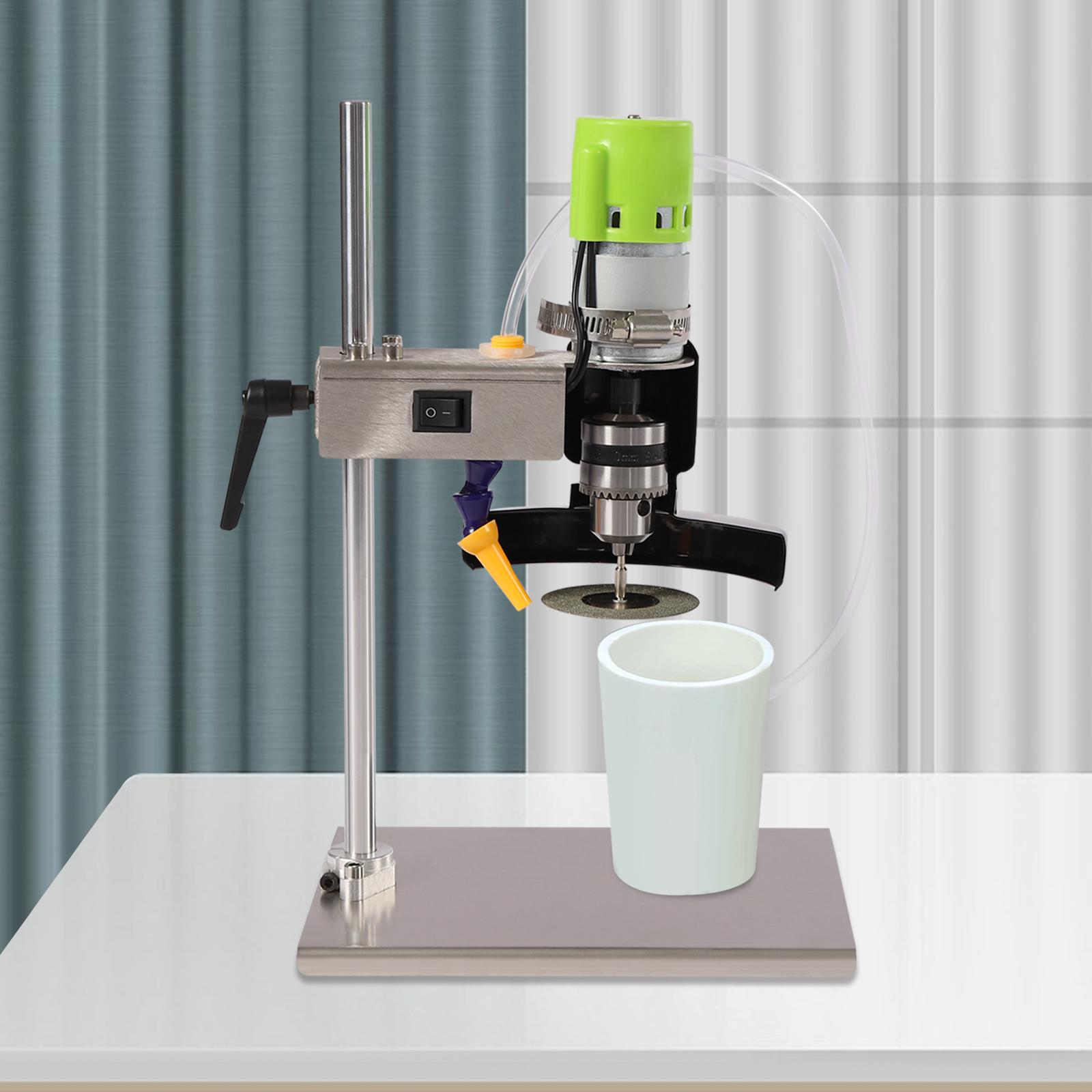 

Резак для стеклянных бутылок 6000 об/мин, 150 Вт Электрическая машина для резки бутылок своими руками - Регулируемая 7-скоростная, Низкий уровень шума, Лезвие из нержавеющей стали зелёный