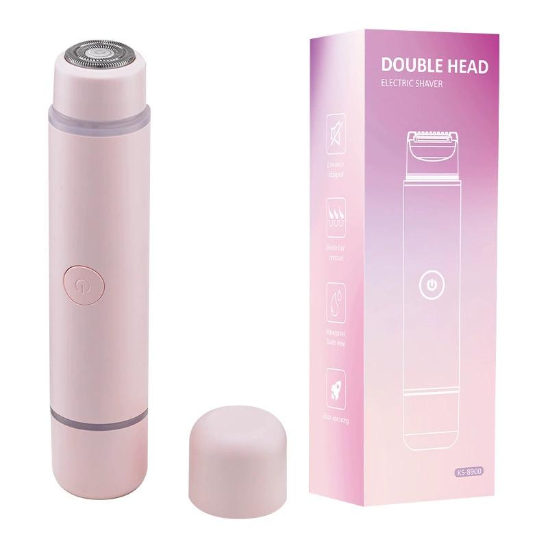 

Depiladora eléctrica 2 en 1 para mujer, afeitadora corporal para zonas íntimas y axilas