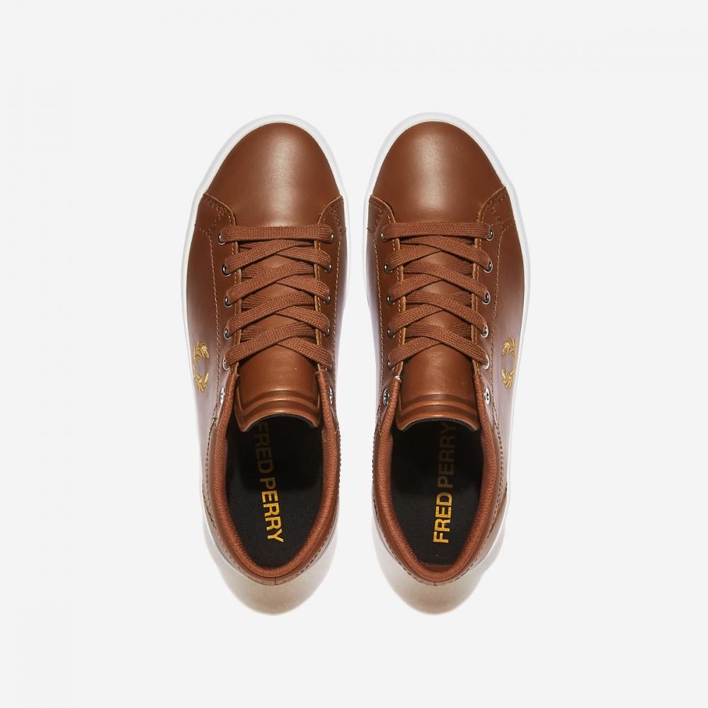 Fred Perry Base Leather B7311 Hnědá šampaňská C55 