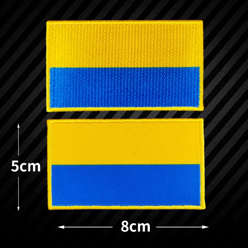 5 Stück Weltflagge Stickerei Stoffaufkleber Armband Klettverschluss DIY Aufnäher Stickerei Stoffaufkleber