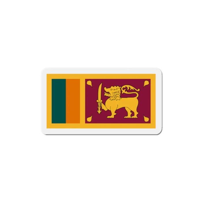 Aimant Drapeau Sri Lanka - Multicolore - 9 Cm - 50 Pièces - Résine Synthétique - Mixte