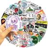 50 Cartoons Snarky MEME Doodle Stickers Decorative Guitar Notebook Suitcase DIY Waterproof