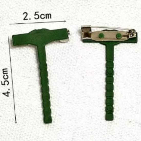 Магнитная треугольная брошь для жениха или невесты, свадебная бутоньерка