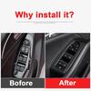 For Mazda 3 BP -  2024 2025 Stainless Steel Window Switch Panel Adjust Cover Trim Stickers Strips Garnish Decoration