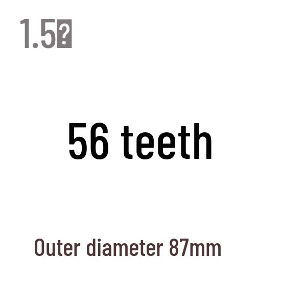 1,5M Modul Stirnrad, 13-120 Zähne, Stahl Zahnstange, 45 Stahl, Wärmebehandelt