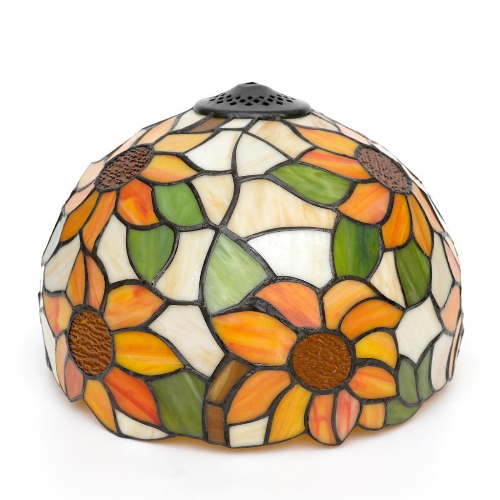 Scandinavian lampshade Stained glass cherry blossoms style Replacement 12" 30CM Handmade retro lampshade Easy replacement