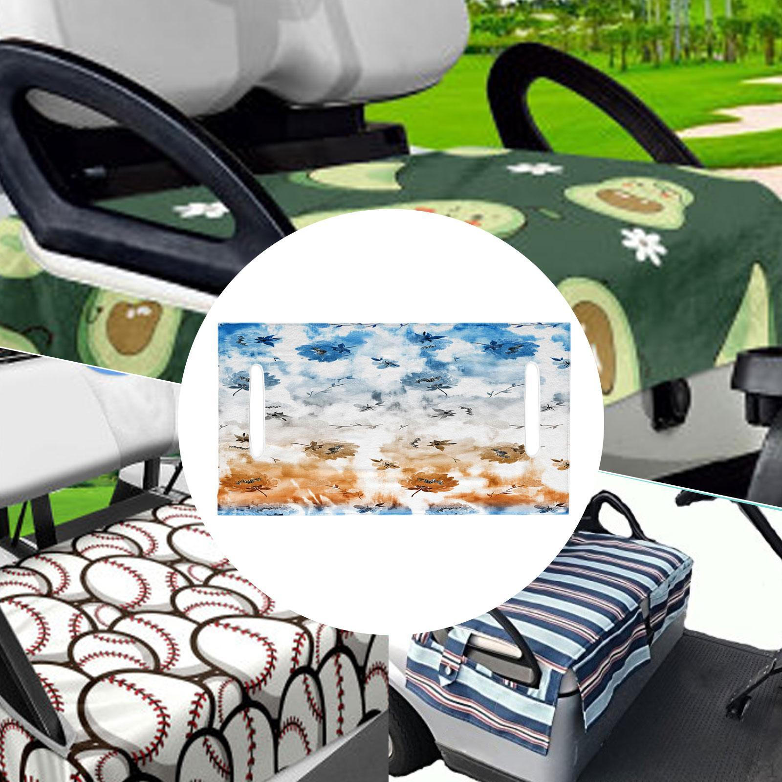 

Durable Microfiber Multi-Purpose Golf Seat Cover Essential Accessory for Lovers Style D