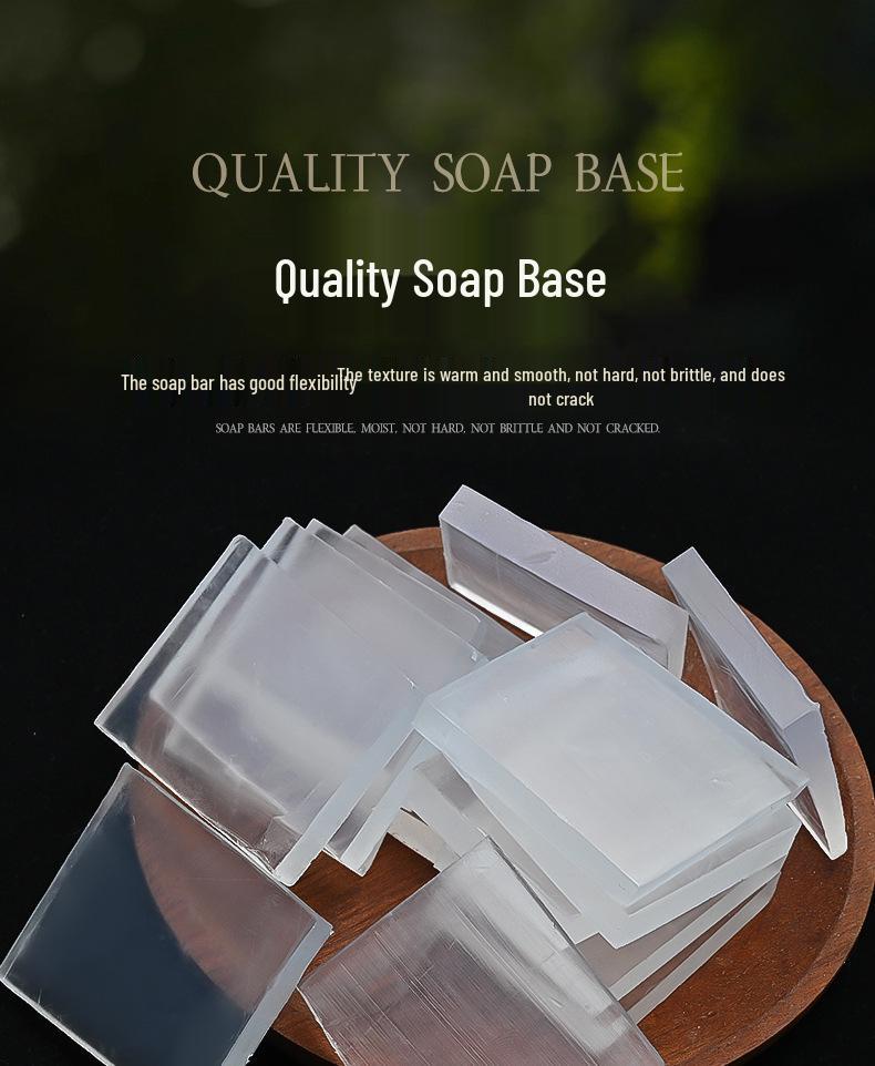 Amino Acid & Plant-Based DIY Soap Kit: Transparent White Base with Milk Fragrance