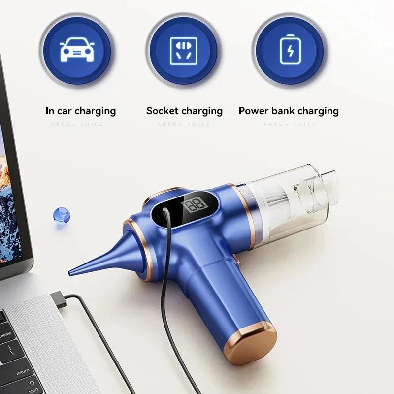 2025 New 9500000Pa Wireless Vacuum Cleaner Dual Use For Home High Power Home Appliance With Display Screen Carpet Sofa Car Cleaner