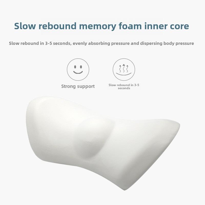 Breathable Memory Cushion Interior Accessories Bed Sleeping Pillow Car Seat Waist Pillow Lumbar Support Pillow Foam Car Cushion