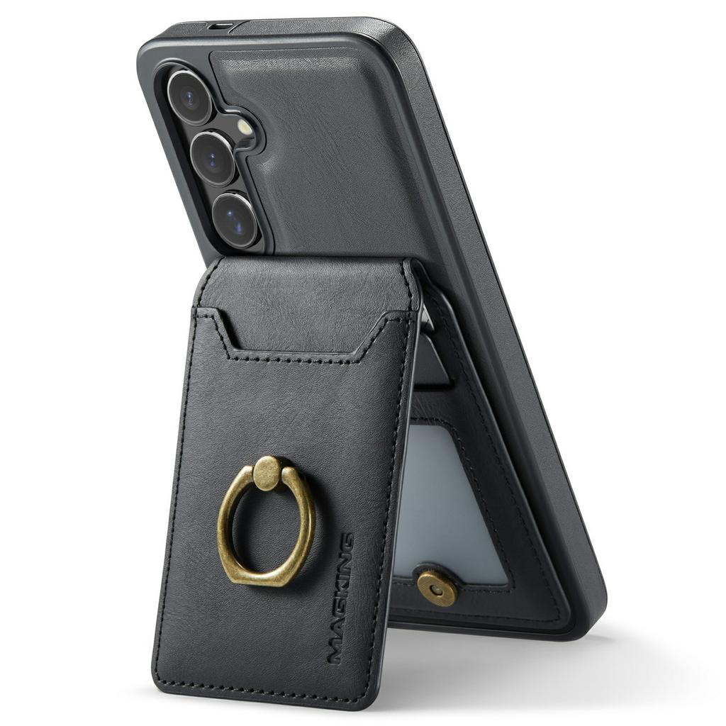 MAGKING K1 Series For Samsung Galaxy S26 / S26 Pro Magnetic Case PC + TPU + PU Phone Cover with Card Holder