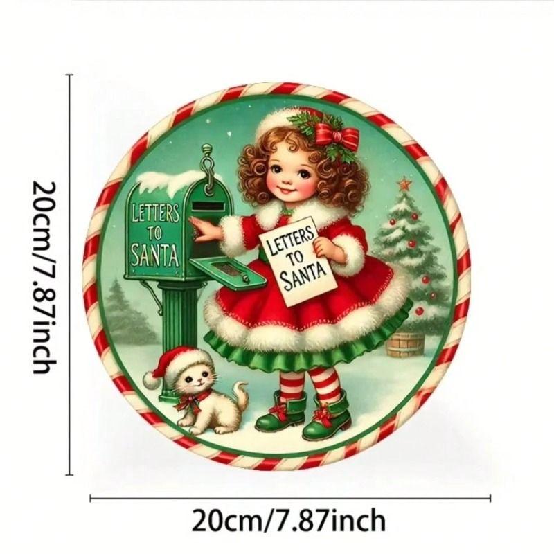 Decorative Metal Tin Sign Wall Art Home Decor 20x20 Cm