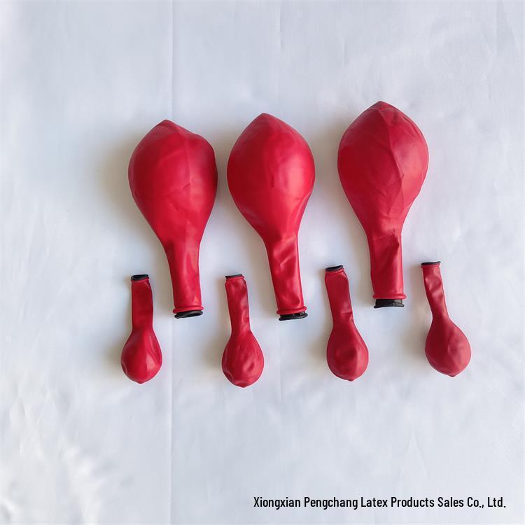 18" Double-Layer Pomegranate Red Balloon Set: Wedding, Valentine's Day, Engagement Party Decor