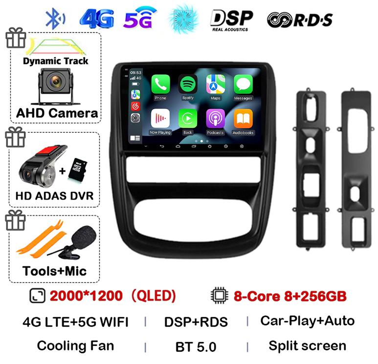 Android 14 Carplay Auto Car Radio For Renault Duster 1 2010 2011 2012 2013 2014 2015 Multimedia Video Player GPS 360 Camera 4G