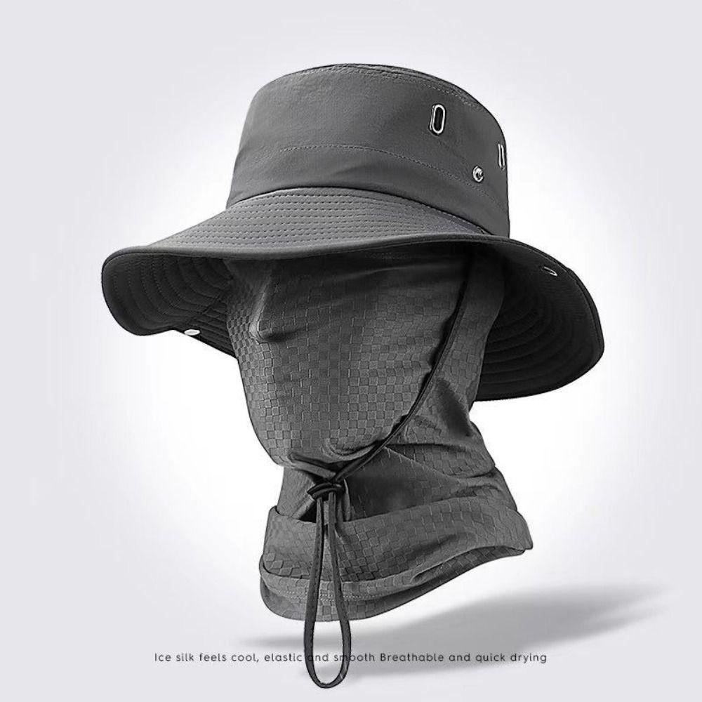 Breathable Full Face Mask Quick Dry Fishing Cap Unisex Design Fisherman Hat  Men