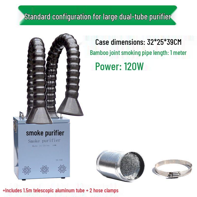 Mobile Moxibustion Smoke Extractor & Purifier for Soldering, Welding, Repair Dust.