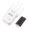 1Pc Wifi Router Long Range Signal Booster Router 300Mbps Wireless Repeater 2.4G Wifi Signal Extender Amplifier
