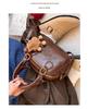 Chic Retro Bowling Bag for Women - Versatile Autumn/Winter 2025 Shoulder & Crossbody Handbag