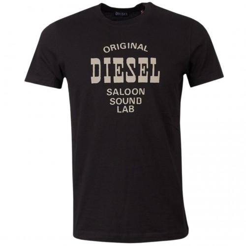 Diesel Unisex Adult Saloon Sound Lab Logo T-Shirt