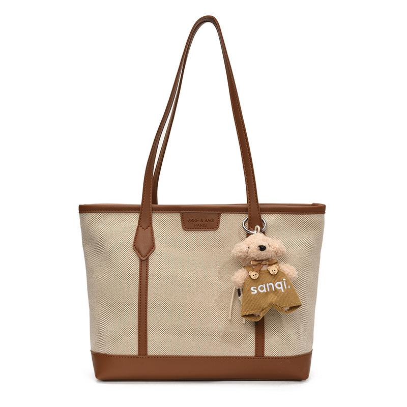New Casual Handbag Large Capacity Tote Bag Fashion Shoulder Bag Commuter Underarm Bag Women