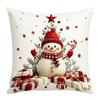 45x45cm Christmas Pillow Cover Soft Sofa Cushion Cover New Throw Pillowcase  Xmas Home Decoration