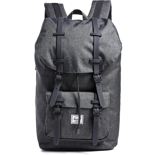 

Рюкзак Herschel Little America black crosshatch/black rubber (10014-02093)