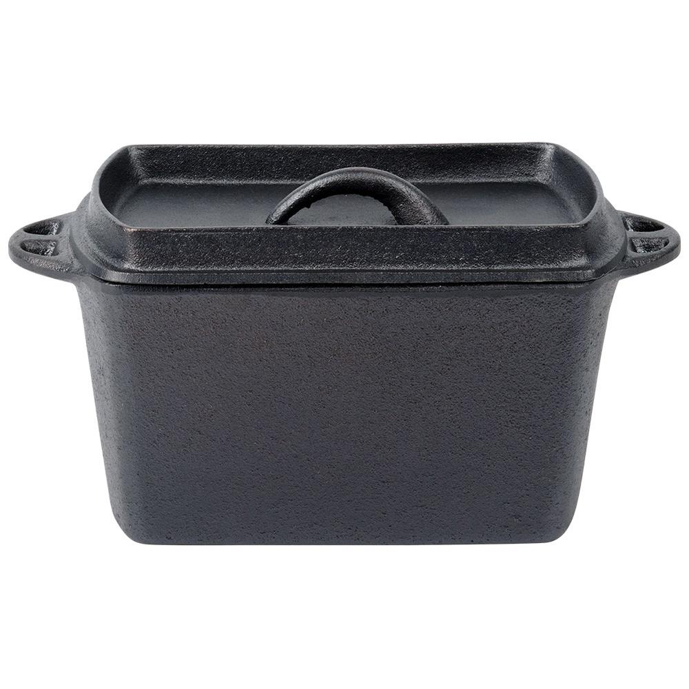 Cast Iron Bread Baking Pan Roasting Pan With Bread Lid