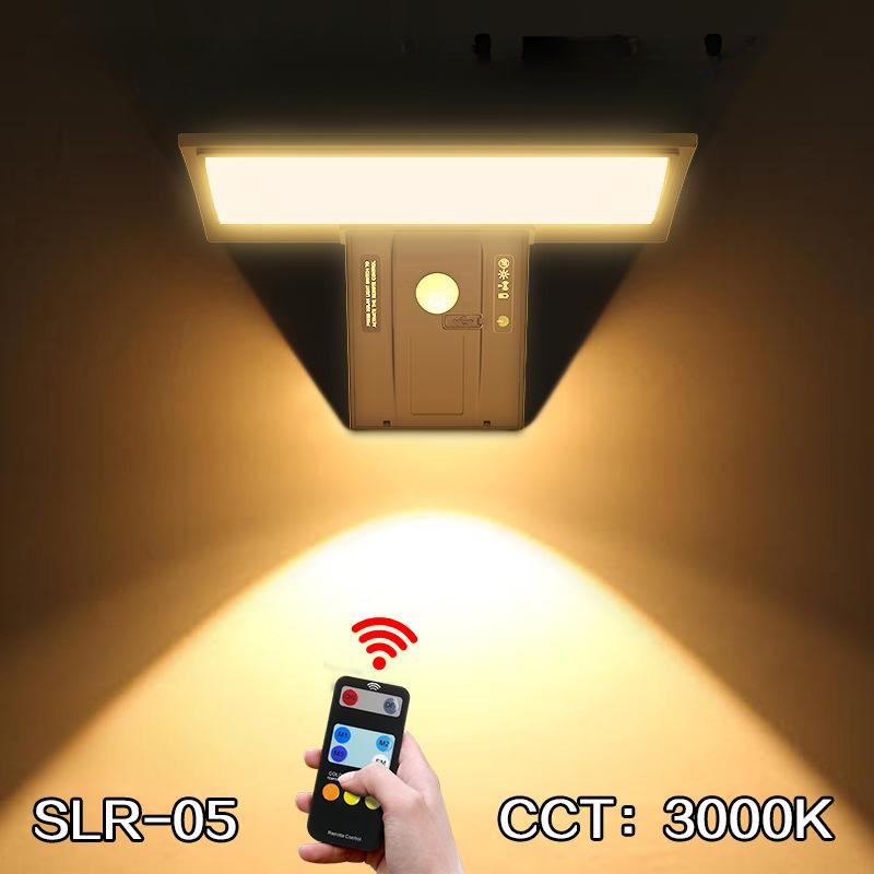 Solar OutdoorLights Motion Sensor with Control Security Flood Waterproof Light 4 Modes 90 LEDs Wall Lights for Porch Yard Garden
