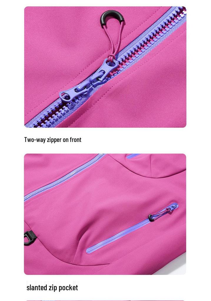 Unisex Windproof Outdoor Sports Jacket for Spring & Autumn - Trendy for Mountaineering & Skiing