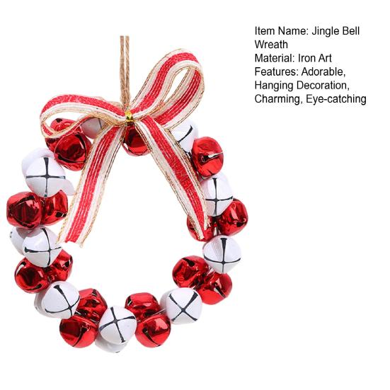 Bell Wreath Ornaments Small 8 Inch Christmas Crisp Sound Bells