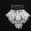 White Black Neckline Fake Collar Embroidery Lace Fabric False Collars Diy Applique Collar Blouse Collar Stand Detachable Collar