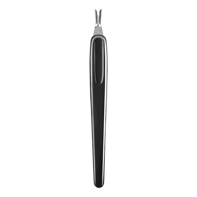 Sharp Cuticle Pusher & Fork Set with Nail Nutrition Oil for Hangnail Removal and Cuticle Softening