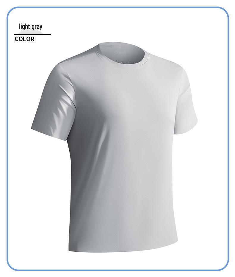 

Summer Thin Breathable Mesh High-Elastic Seamless Ice-Feel Anti-Mosquito Quick-Dry Sports Tee 6XL (195-210 jin)