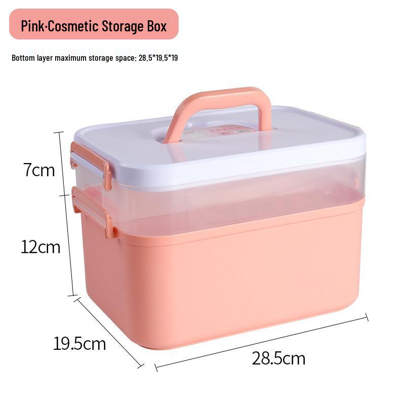 

Nail and Gel Polish Storage Box - Double-Layer Large Size Regular