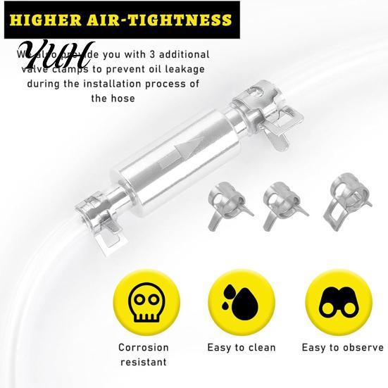 Brake Fluid Bleeder Hose Motorcycle Oil Extractor Pump, Tool for Caliper Drain, Professional Repair Hydraulic Suction Tube, Universal Transfer