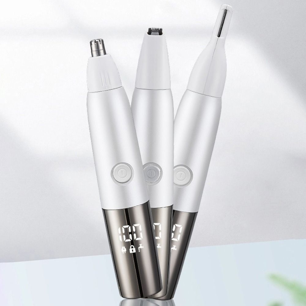 Gentle Eyebrow Trimmer Painless Nose Hair Remover Electric Nose Hair Trimmer  Wet and Dry Hair
