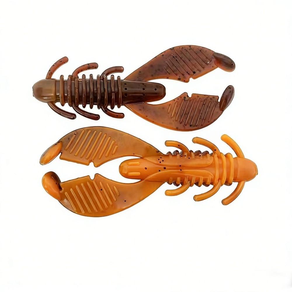3 Stück Hinderniss Garnelen Weicher Kunstköder Lebensecht Realistischer Köder Kreative Angeln Weiche Köder
