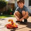 Flexible 60cm Snake Toy Model Realistic Design with Textured Body Soft Material for Educational and Recreational Use