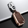 Legierung Leder Auto Klappschlüsselhülle Vollabdeckung für Peugeot 3008 208 308 508 408 2008 307 4008 für Citroen C4 C4L CACTUS C3 C6 C8