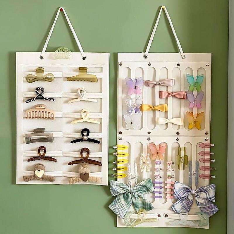 Haarschleifen-Organizer zum Aufhängen an der Wand, großer Kopfbandhalter, Haarspangen-Aufbewahrungsbügel, platzsparendes Accessoire für Mädchenzimmer
