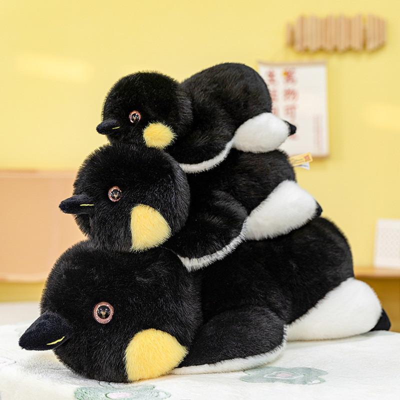 Soft Penguin Cuddly Doll With Short Hair Plush Perfect For Children Room Decor