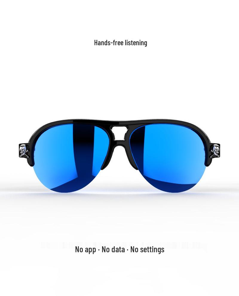 Trendy Unisex Bluetooth Glasses: Wireless Calling, Anti-Blue Light, High-Definition Sound Quality
