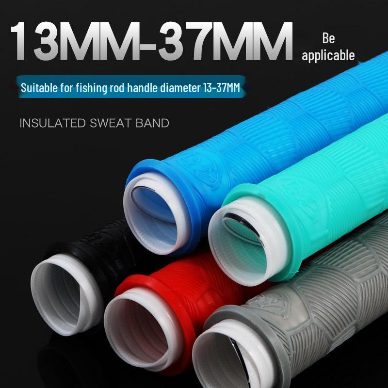 Extended Silicone Fishing Rod Handle Grip Cover
