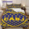 Boca Juniors Pattern Bedding Quilt Set Quilt Cover Pillowcase Home Decoration Birthday Gift (1 * duvet cover + 2 * pillowcase, without core)