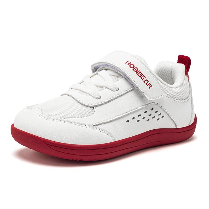 HOBIBEAR Kids Wide Toe Sneakers Breathable Mesh Rubber Sole Velcro Unisex Casual Running Shoes Toddlers Children US 6