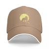 Fox Silhouette with a Full Moon Baseball Cap Streetwear Birthday Military Tactical Cap Men's Baseball Women's