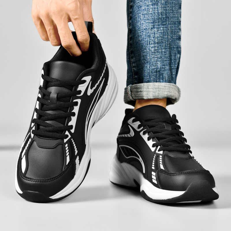 Zapatos Coloridos de Cuero PU con Número de Moda Para Hombres Zapatillas Moradas para Hombre Tenis Negro Hombre Deportivas Sapatenes Zapatillas de Ocio Donna