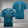 Men's and Women's Quick Drying Sports T-shirts Tennis Economy 3D Printing Short Sleeved Soft Badminton Tops Summer Fashion