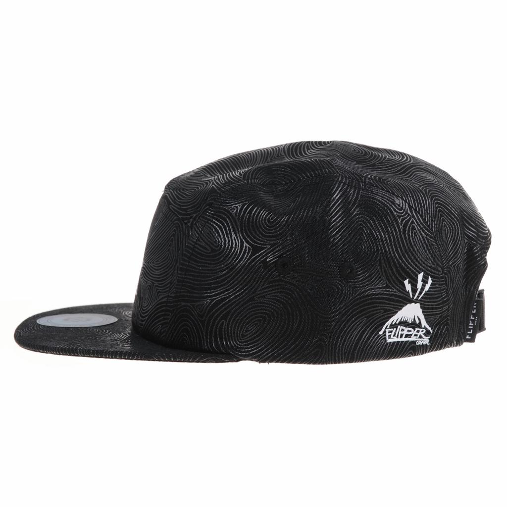 Snapback Hat Whirlpool Pattern Low 