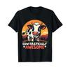 Cow Tastisch Great Comic Style T Shirt Black Vintage Washed Streetwear Comfortable Soft Graphic Versatile Casual Stylish